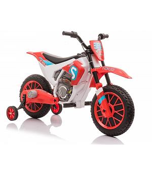 Motocross Eléctrica Infantil 12v Coco, Color Naranja - LE9014
